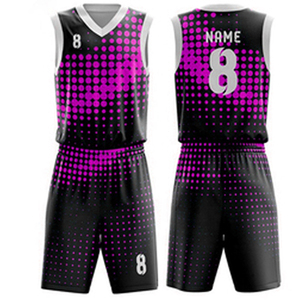 Maillots de basket-ball personnalisés professionnels confortables et respirants, conception gratuite, logo d'équipe de ligue, uniforme de basket-ball pour joueurs d'équipe - Product Image 6