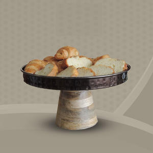 Nuevo soporte de pastel de Metal de madera de lujo para el hogar restaurante boda Eid Ramadan; Soporte de fruta herramientas esenciales para pasteles - Product Image 1