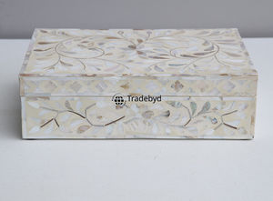 Caja de regalo con incrustaciones de hueso única, organizador decorativo para recuerdos de joyería, artesanía artesanal hecha a mano Tradebyd - Product Image 5