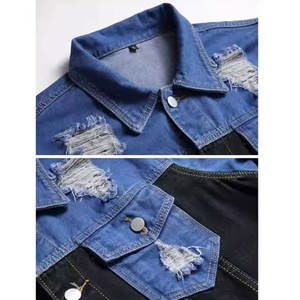 Chaqueta de Mezclilla Casual de Invierno para Hombre, con Logotipo Personalizado, Cuello Alto, Alta Calidad, el Mejor Diseño, Transpirable y de Secado Rápido - Product Image 4