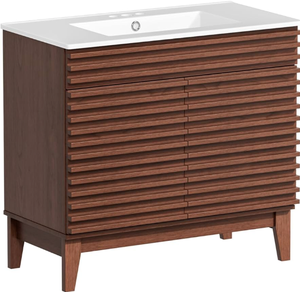 Meuble-lavabo en bois massif (résistant à l'humidité KD) - Product Image 1