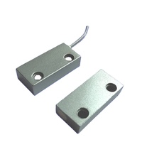 Sensor saklar reed kontak pintu magnetik OKI berbahan logam berkabel