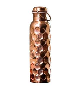 Meilleur fournisseur inde écologique bouteille d'eau en cuivre de haute qualité Sipper Sport double expérience de consommation optimale Échantillon gratuit - Product Image 2