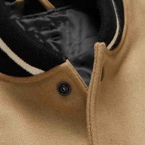 Chaqueta universitaria Venta al por mayor Chaquetas de hombre personalizadas Streetwear Varsity College Fashion D Baseball Letterman Bomber jacket Mens - Product Image 3