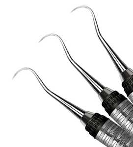 Gracey Hu_Friedy Curettes dentaires manuelles japonaises en acier inoxydable Instruments de traitement du canal radiculaire de qualité supérieure avec garantie de 3 ans - Product Image 2