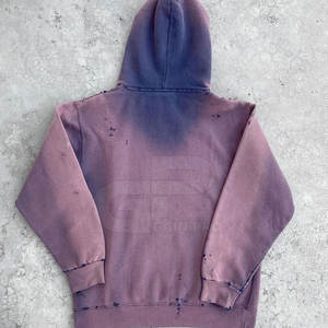 Sudaderas con Capucha Gruesas de Algodón Desgastado para Hombre, Estilo Urbano y Uso Invernal - Product Image 3