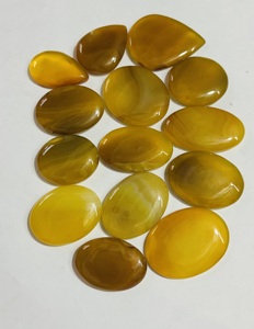 <span class=keywords><strong>2025</strong></span> <span class=keywords><strong>New</strong></span> Arrival Vàng Onyx Agate Mặt dây chuyền bông tai đẹp đá quý tự nhiên của hỗn hợp hình dạng Hot Bán Loose Agate Chất liệu đá - Product Image 4