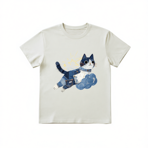 T-Shirt Unisex 100% Cotone 210GSM Stile Casual Vestibilità Oversize Modello Rose con Stampa DTG e Serigrafia - Product Image 2