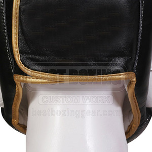 หมวกมวยไทยพร้อมที่ใส่ป้องกันศีรษะด้านนอกทำจาก PU ทนทานและสวมใส่สบายพร้อมแผ่นรองเต็มรูปแบบเหมาะสำหรับการฝึก - Product Image 5