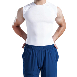 Camiseta Deportiva Personalizada para Hombre, de Secado Rápido, Transpirable, de Manga Larga, Compresión, para Entrenamiento de Fisicoculturismo, Spandex/Poliéster Amano - Product Image 1