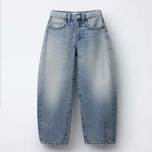 Fabricant de denim personnalisé, jeans évasés pour hommes, streetwear classique, ourlet brut, jeans vintage, pantalon, jambe droite, jeans baggy pour hommes - Product Image 2