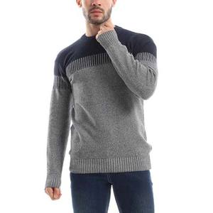 New Arrivals Full Sleeve Round Neck Striped Casual Wear Custom Design Logo Breathable Sweater Fashion Knitted Sweaters for Men - Product Image 6