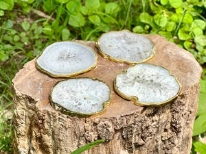 Posavasos de ágata de alta calidad directos de fábrica india, piedra natural para diseños únicos de decoración del hogar, estilo amoroso - Product Image 2