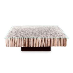 Ferme moderne Table de salle à manger élégante en bois massif et en verre de haute qualité pour hôtels et maison Meubles de salle à manger élégants - Product Image 2