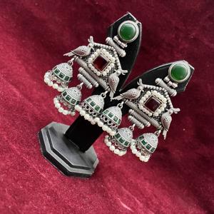 Pendientes de Plata Oxidada para Mujer, Joyería Étnica Bohemia, Regalo para Ella - Product Image 5