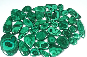 Meilleure qualité Offre Spéciale en vrac qualité naturelle Malachite naturelle forme ovale dos plat Cabochon calibré cadeau ample - Product Image 3