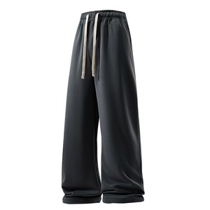 Stacked Wide Leg Sweatpants <b>Trousers</b> Jogging French Terry Track Pants Flare Straight Leg <b>Baggy</b> Sweatpants <b>men's</b> pants washed - Product Image 5