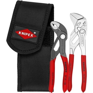 For KNIPEX 2-Piece Mini <b>Pliers</b> <b>Set</b> with Belt Pouch - Product Image 1