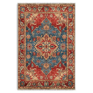 Alfombra Lavable Tradicional Saruk Roja de Rug Weavers RW3033, Venta al por Mayor, Chenilla Lavable, 10 Tamaños - Product Image 5
