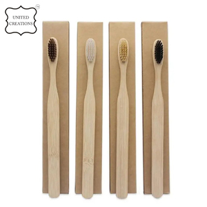 Brosse à dents en bambou biodégradable écologique Brosse à dents pour adultes à poils souples à usage domestique - Product Image 6