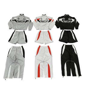 Chaqueta Cortavientos Personalizada con Logotipo para Hombre, 100% Crinkle Shell, Estampado Digital, Cierre de Cremallera, Estilo Vintage, Ropa de Calle de Invierno, Traje Deportivo de Maternidad - Product Image 1