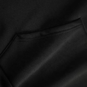 Sudadera con Capucha Unisex Estampada Personalizada en Oferta, 100% Algodón, Lisa, Negra, para Hombre, Gruesa, Talla Grande, Modelo FTI-MH-010 - Product Image 5