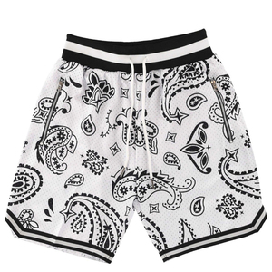 Designer Brand Wholesale <b>Polyester</b> Sublimation Vintage Design Stitch Just Don Mesh Mens Custom Basketball <b>Shorts</b> - Product Image 5
