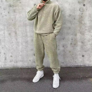 Ensemble de survêtements à capuche surdimensionnés pour hommes, grande taille, nouveau style hiver, qualité supérieure, personnalisable, pour fitness et sport, vente en gros - Product Image 1