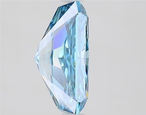 Diamant de laboratoire Radiant 3.04 ct Fancy Vivid Blue VVS1 - Product Image 4