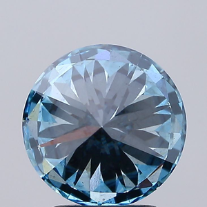 เพชรทรงหลวมที่ผ่านการรับรอง IGI เพชรหรูหรา0.64กะรัตเพชรสีฟ้าสดใส VS2สวยงาม - Product Image 4