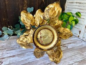 Pièce maîtresse de plante feuille d'or de luxe décor de table élégant pour salon bureau mariage événement cadeau affichage décoration - Product Image 6