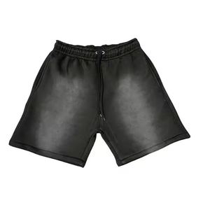Short Cargo Acid Washed Street wear Sun Faded Distressed Acid Washed Shorts pour hommes High Quality Men Cotton French Terry - Product Image 6