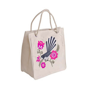 Bolsas Ecológicas Kiwiana Fantail, Bolsa de Compras Reutilizable de Diseño, Asa Mediana, Ecológica, Reciclable, con Letras para Alimentos, Regalos Publicitarios - Product Image 2