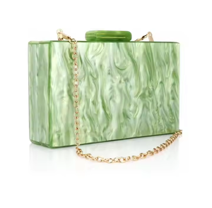 กระเป๋าคลัทช์แฟชั่นสำหรับสาวๆของขวัญแต่งงานกระเป๋าคลัทช์เรซิ่นมือถือทันสมัยด้วยงานฝีมือรูปพระจันทร์เสี้ยว - Product Image 3