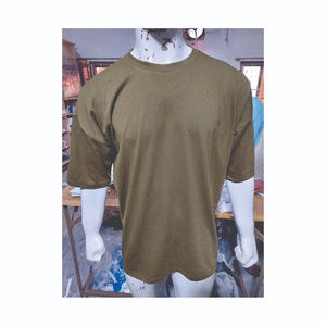 เสื้อยืดสลิมฟิตสำหรับผู้ชายคุณภาพสูงเสื้อยืด100% ผ้าฝ้ายธรรมดาปรับแต่งได้ผ้าถักจากโพลีเอสเตอร์/ คอตตอนสำหรับสั่งซื้อจำนวนมาก - Product Image 1