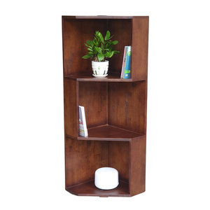 Étagère à 3 niveaux en bois d'hévéa pour chambre d'enfant, salon et cuisine, type sur pied, en bois - Product Image 1
