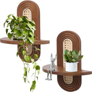 Cintre mural en bois décoratif élégant conçu pour les murs de bureau d'intérieurs de maison et la décoration d'entrée - Product Image 6