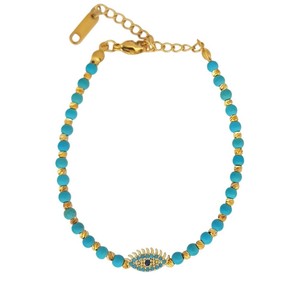 Pulsera de Perlas de Moda con Diseño de Ojo Turco - Product Image 2