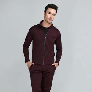 Men's Athletic Zipper Tracksuit - High-Quality Fabric and Comfortable <b>Fit</b> - <b>Perfect</b> for Sports Casual Wear Men Tracksuits OEM - Product Image 3