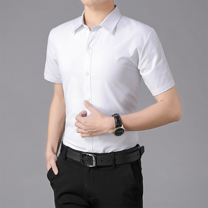 Camisas de Vestir de Alta Gama para Hombre, Más Vendidas del Verano, Casuales de Negocios, Transpirables, Que No Necesitan Planchado - Product Image 2
