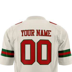 Camiseta de fútbol americano transpirable con estampado de ajuste personalizado de alta calidad, camiseta de entrenamiento para hombres al por mayor, secado rápido, absorbe la humedad 100% - Product Image 4