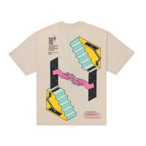 T-Shirt da Uomo in Cotone 100% Lavato Stile Vintage, Vestibilità Ampia, Morbida e Traspirante per Uso Quotidiano Urbano - Product Image 2