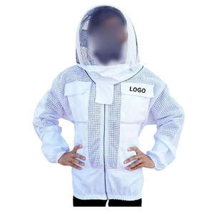 Veste d'apiculteur en coton de haute qualité en gros, voile personnalisé, veste d'apiculture complète, veste d'apiculture en coton pour abeilles - Product Image 2