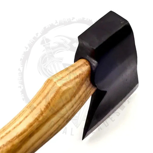 Hacha Multifunción Forjada en Acero de Alto Carbono con Mango de Madera de Fresno para Exteriores, Hacha Resistente para Cortar Madera - Product Image 5