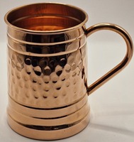 Mug en cuivre classique élégant fait à la main, design personnalisé, léger, de haute qualité, logo personnalisé, tasse durable, cuisine, salle à manger, restaurant