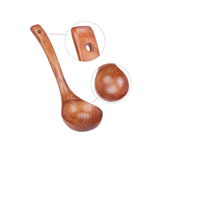 Cuchara de sopa de madera Premium personalizada de alta calidad, el mejor diseño, cuchara de sopa de madera de acacia de color natural a precio barato - Product Image 6