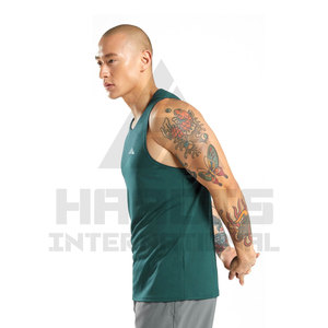 Camiseta sin mangas de gimnasio de ajuste regular de ropa activa de nuevo diseño para Hombre | Camiseta sin mangas de secado rápido para hombre al mejor precio - Product Image 5