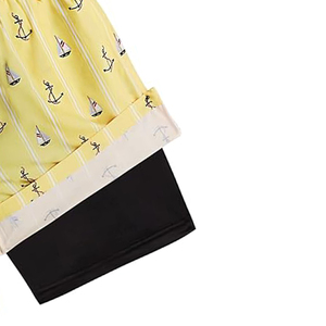 Pantalones cortos de entrenamiento de gimnasio de secado rápido High Street para hombre con patrón sublimado y decoración de bolsillos para Fitness, correr, uso en la playa - Product Image 5