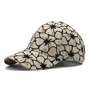 Snapback primavera y verano niñas moda gorra casual salida al aire libre sombrero para el sol sombrero de mujer gorra de béisbol con bordado de flores - Product Image 1