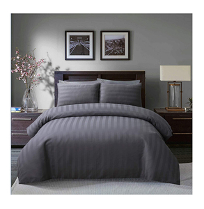 Parure de lit de luxe en lin et coton imprimé pour mariage, taille Queen, pour la maison et l'hôtellerie - Product Image 4
